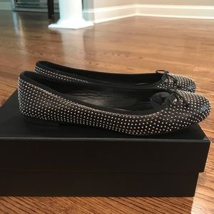 Saint Laurent studded flats
